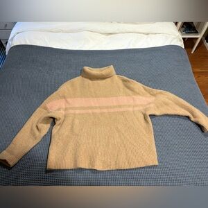 Jcrew cashmere loose turtleneck sweater size L/XL
